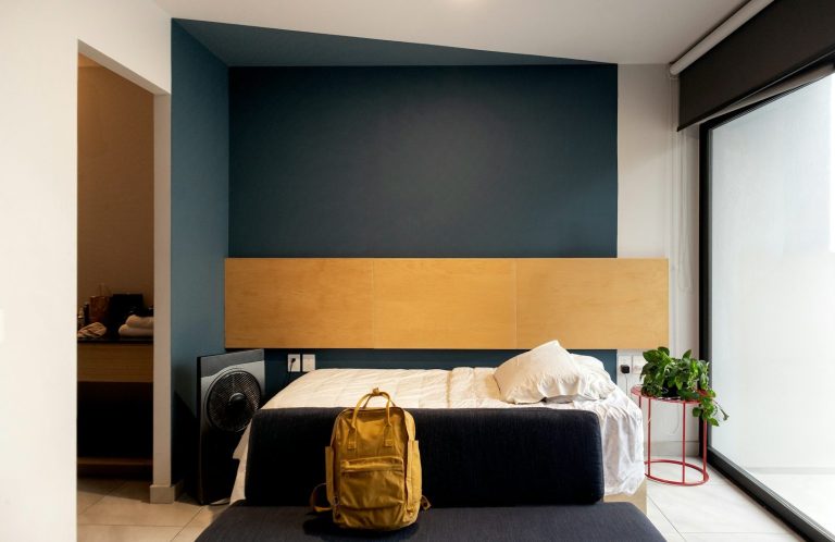 HMO bedroom created during property conversion in Parkstone Poole BH12